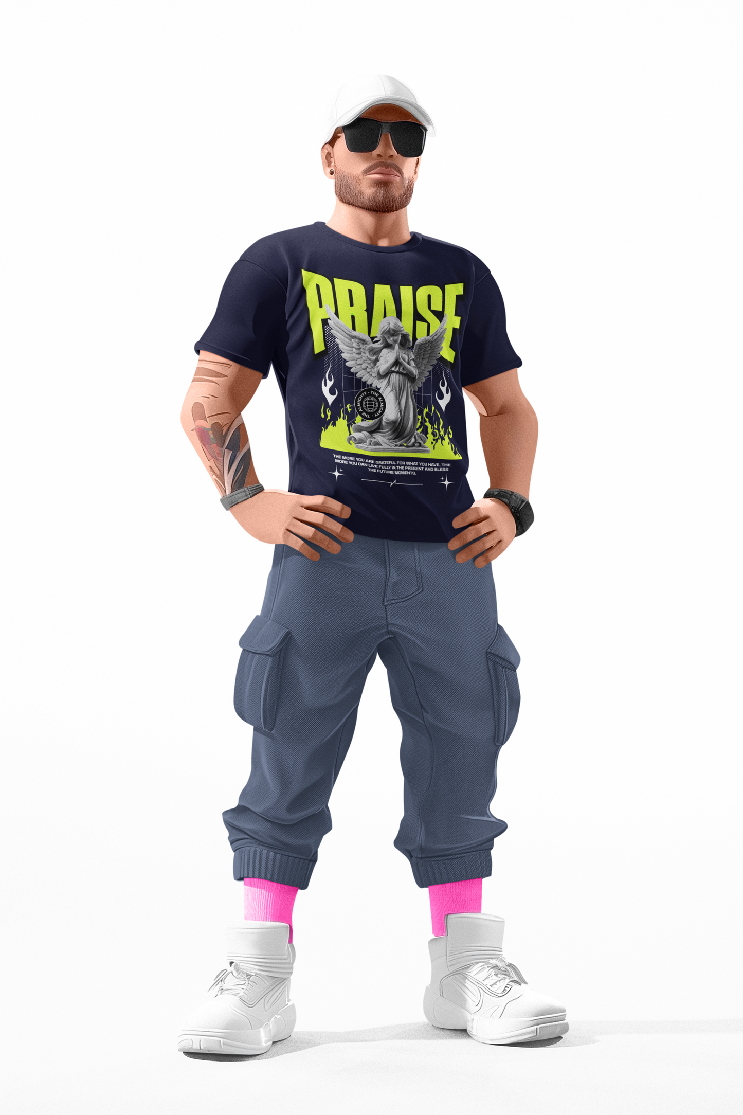 PRAISE THE ALMIGHTY T-SHIRT