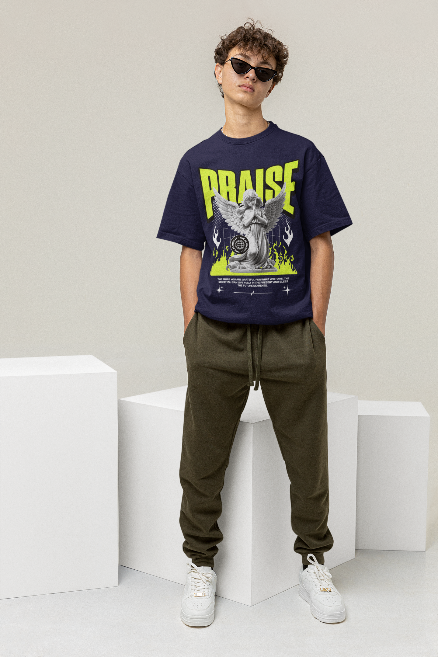 PRAISE THE ALMIGHTY T-SHIRT