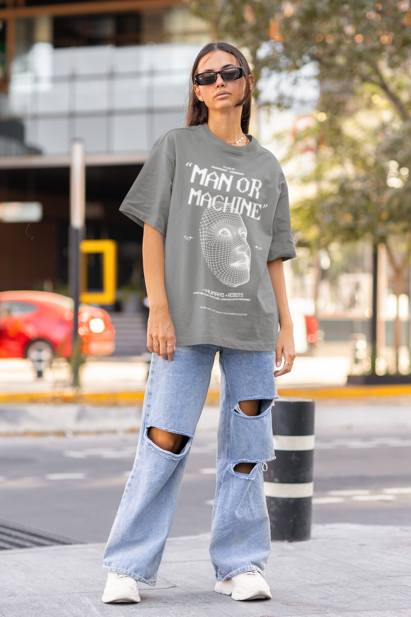 MAN OR MACHINE T-SHIRT