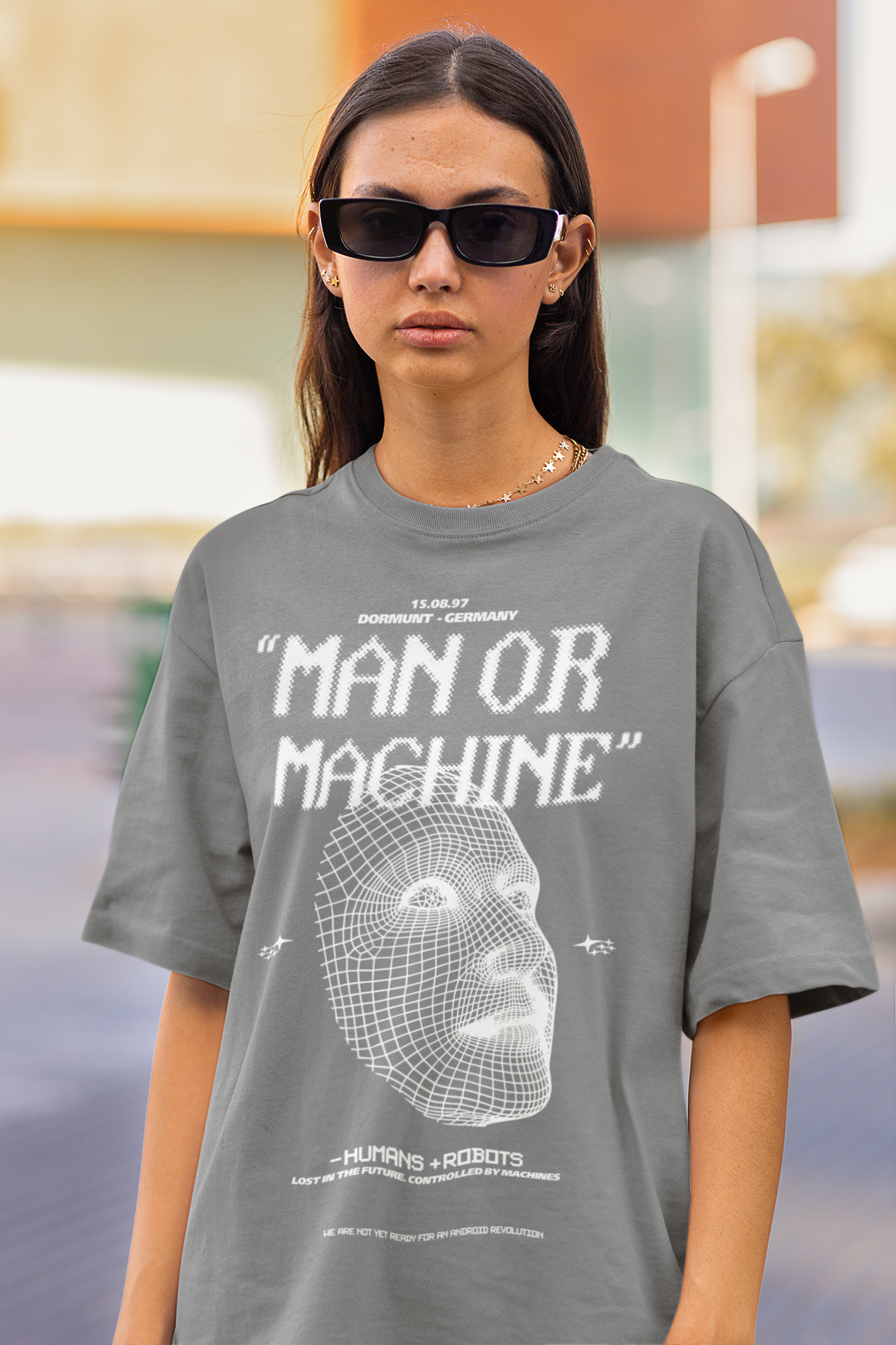 MAN OR MACHINE T-SHIRT