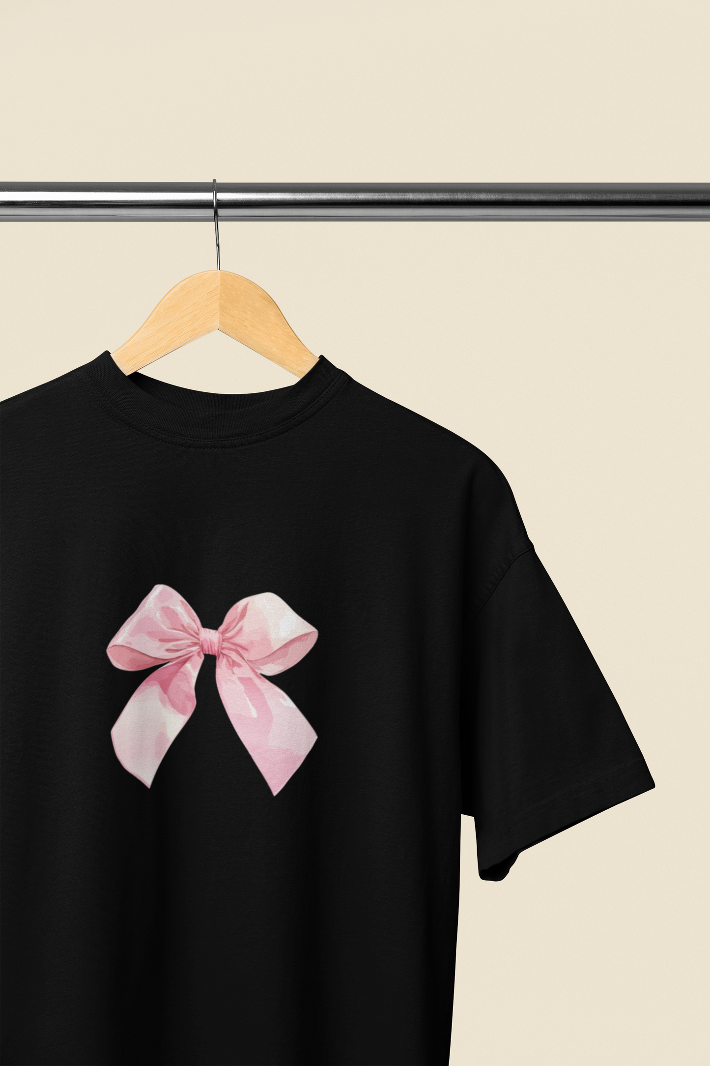 Blush Bow Statement Tee
