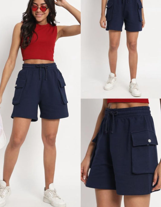 Navy Cargo Shorts