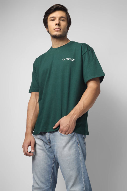 Basic bottle green tee (Unisex)