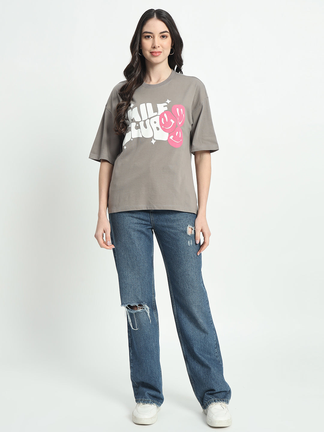 Smile Club oversized tee