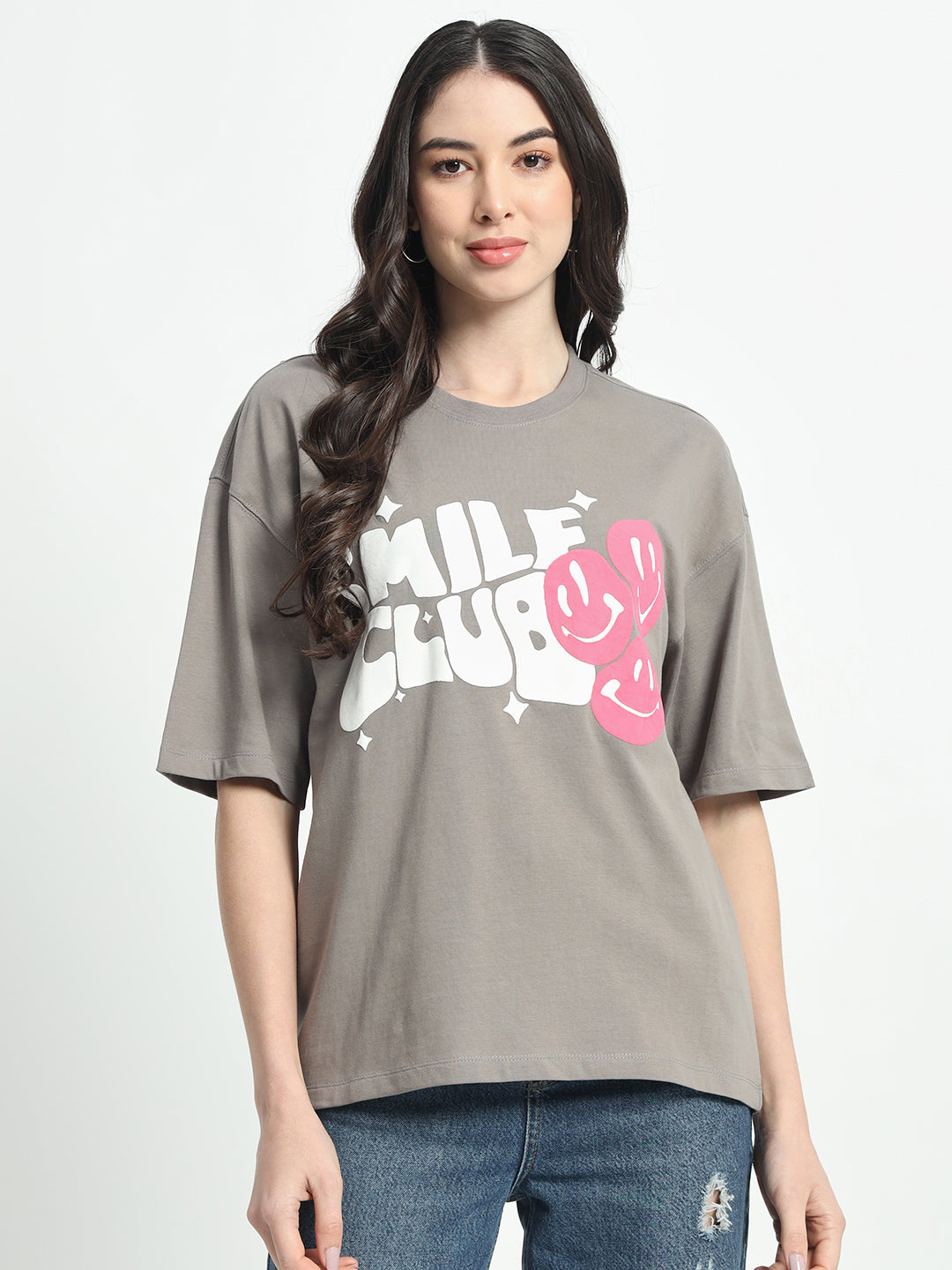 Smile Club oversized tee