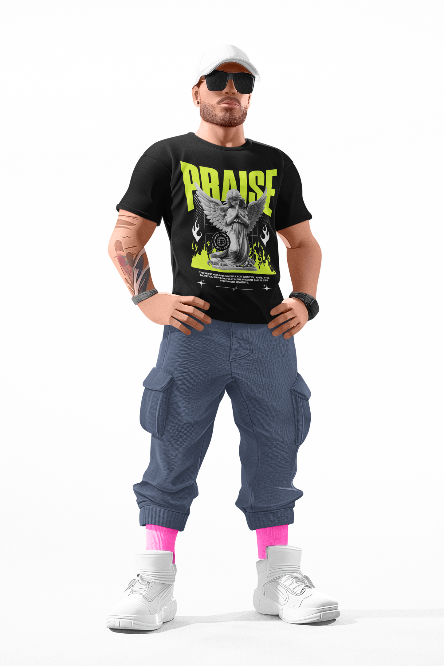 PRAISE THE ALMIGHTY T-SHIRT