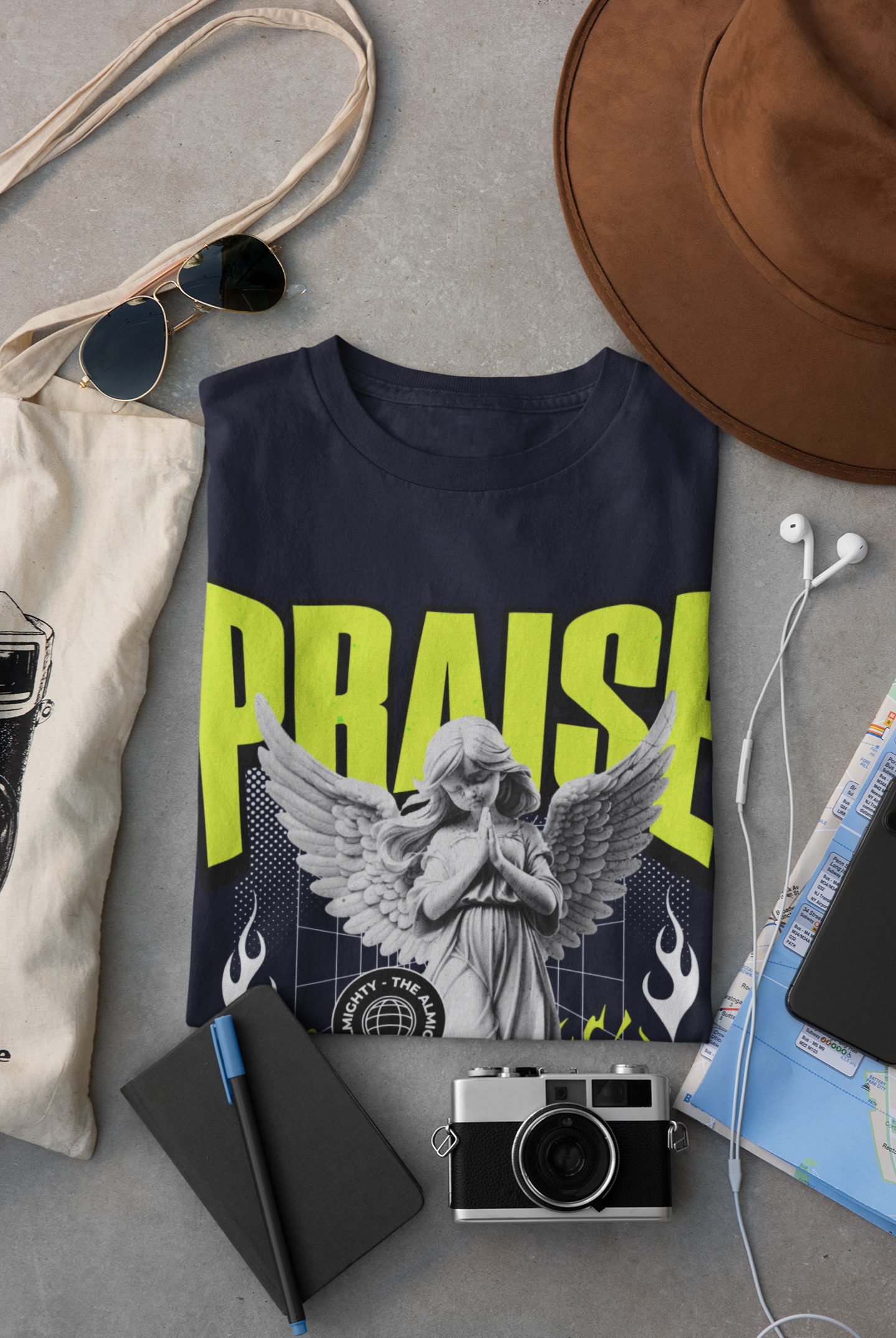 PRAISE THE ALMIGHTY T-SHIRT