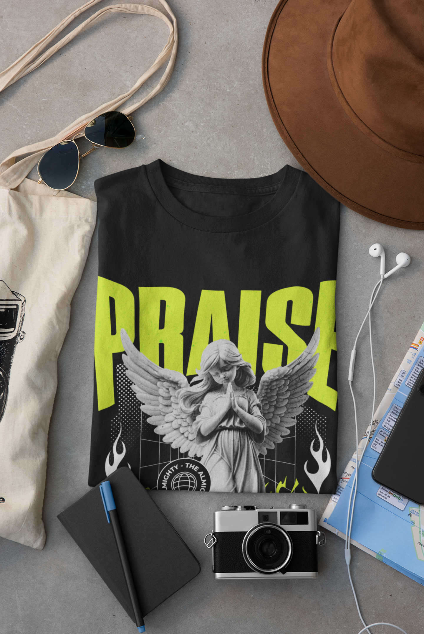 PRAISE THE ALMIGHTY T-SHIRT