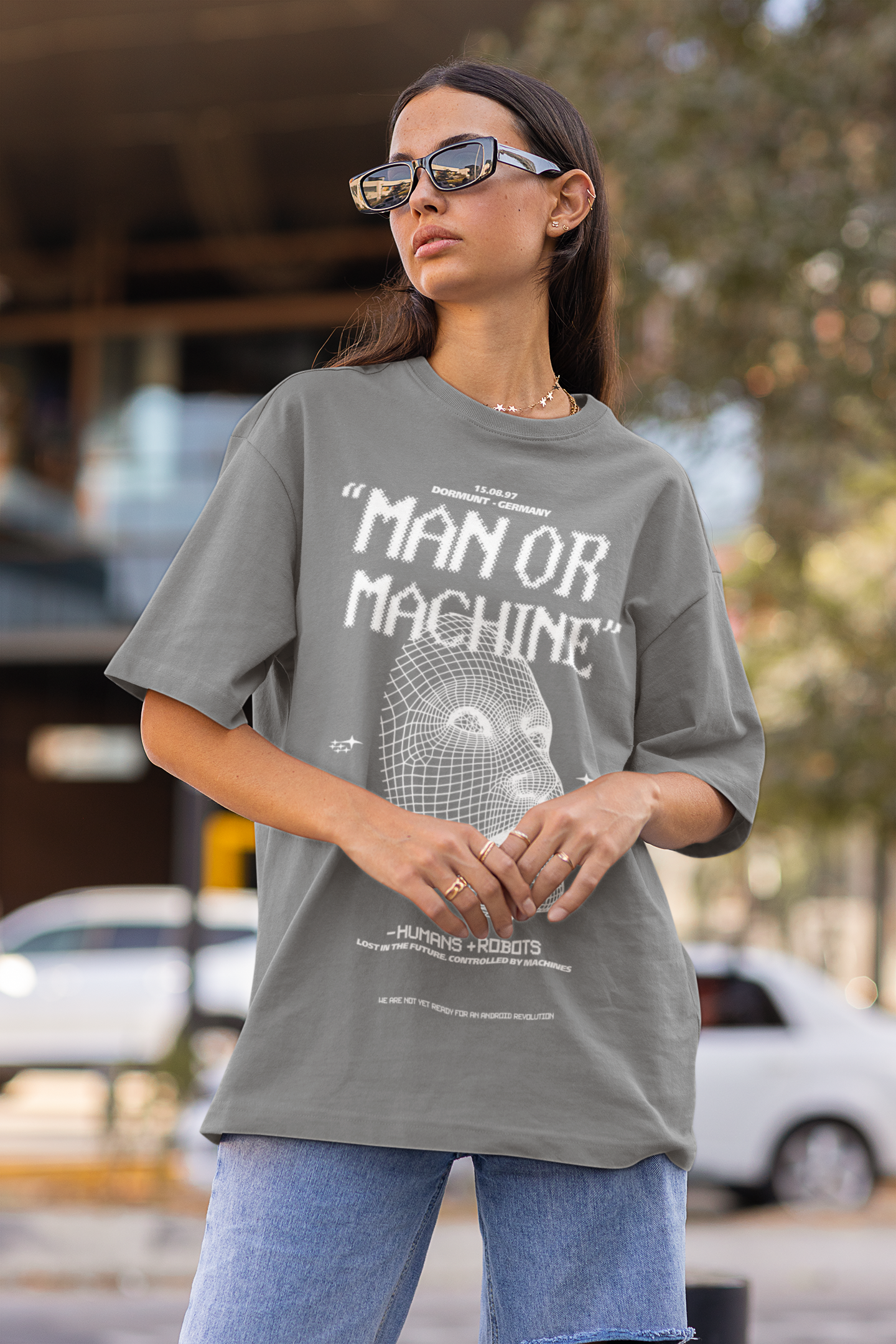 MAN OR MACHINE T-SHIRT
