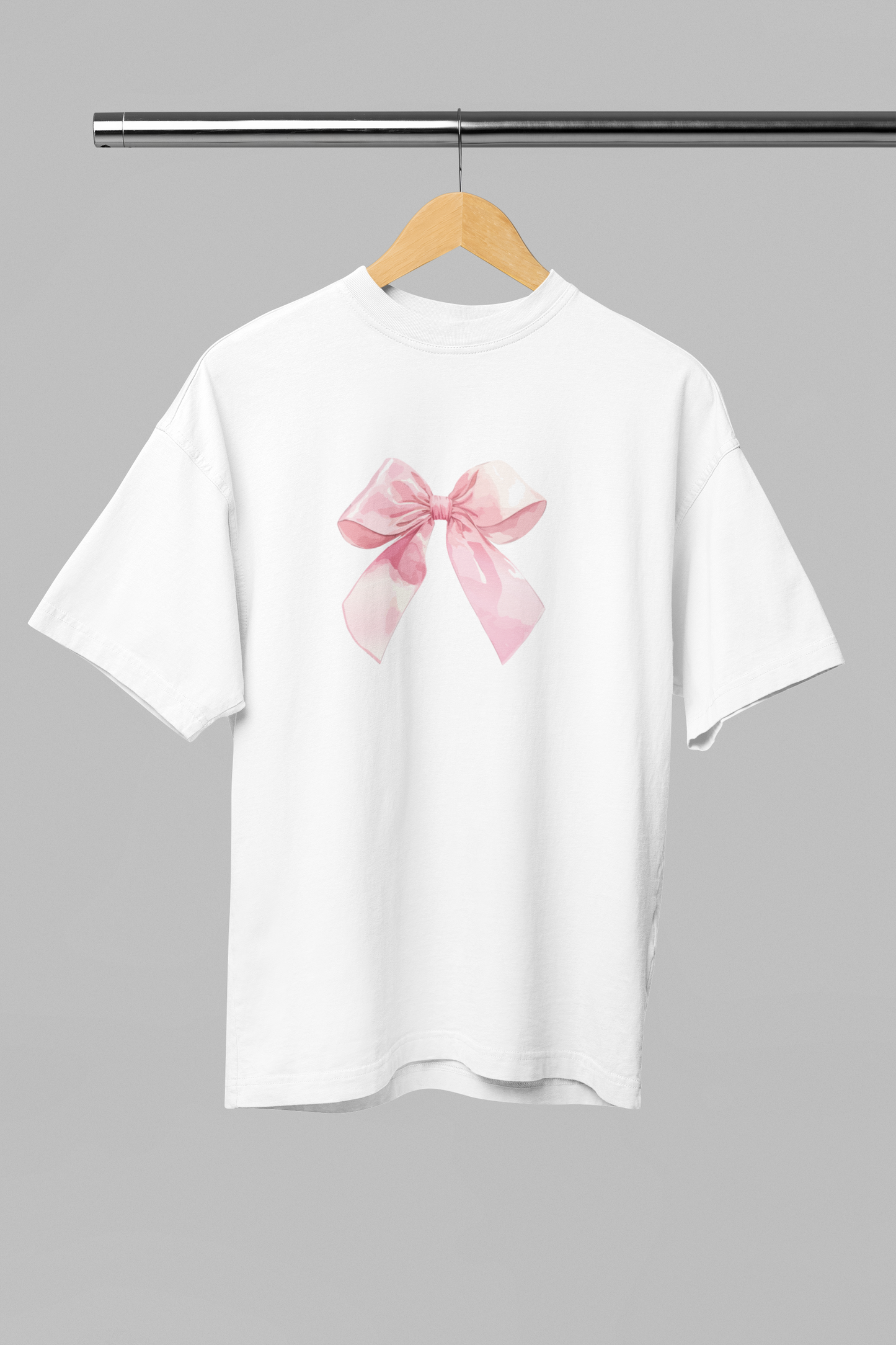 Blush Bow Statement Tee