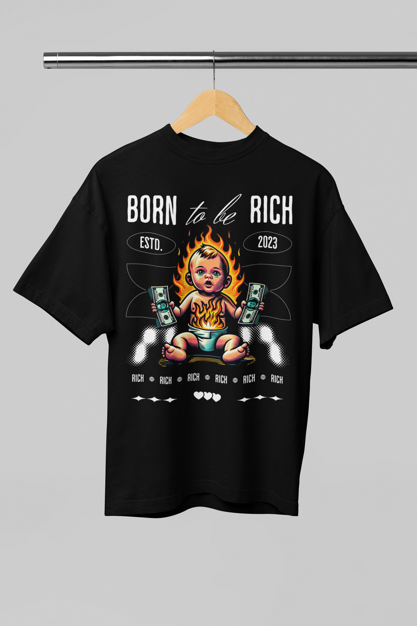 Born To Be Rich Tee