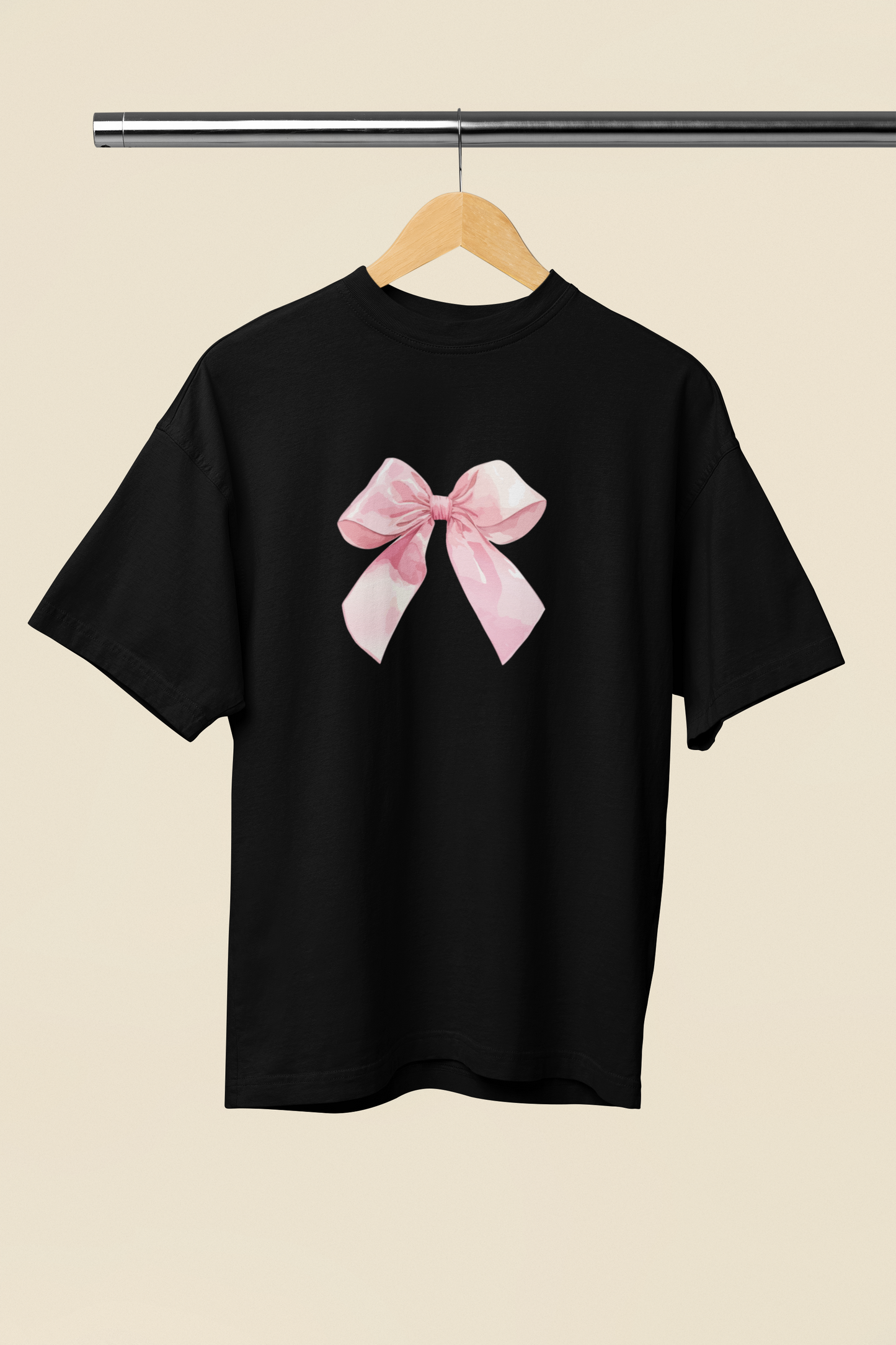 Blush Bow Statement Tee